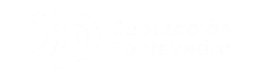 LOGO EN BLANCO DIPUTACIÓN PONTEVEDRA